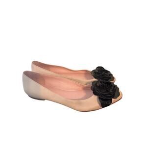 Kate Spade Ellie Women's Sand Black Flats 9M a